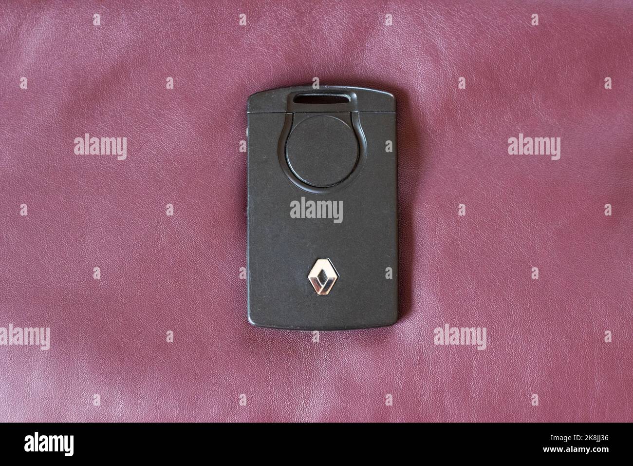 Tarjeta llave de renault fotografías e