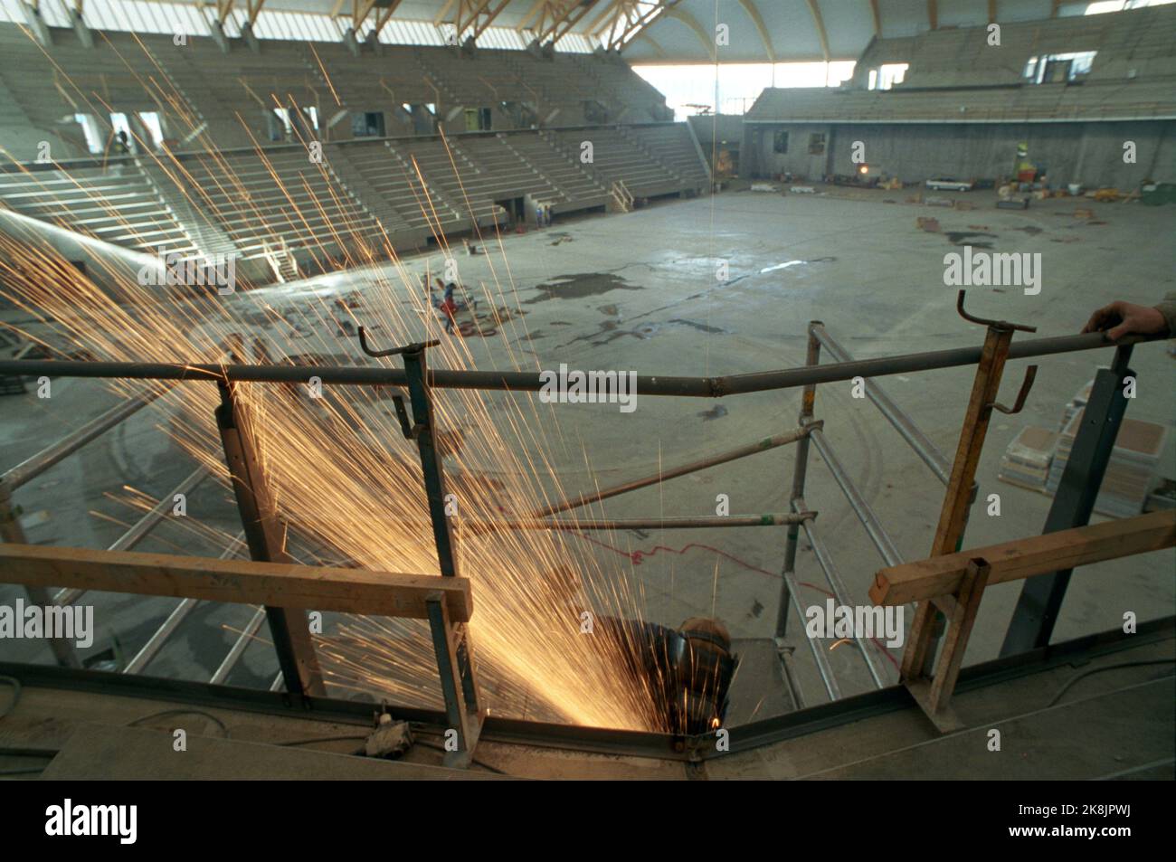 Lillehammer, 19920930 Las instalaciones olímpicas para los Juegos