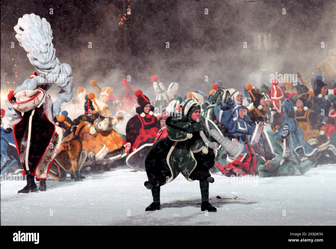 Lillehammer. Olimpiadas 1994. Del espectáculo durante la Ceremonia de