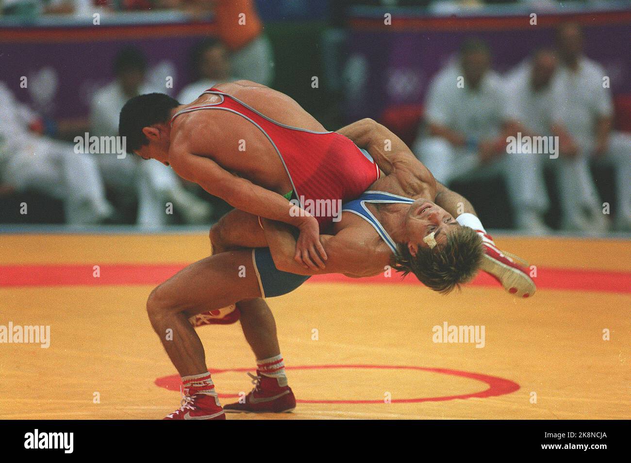 Corea del sur 19880921 juegos olímpicos en seúl lucha libre fotografías
