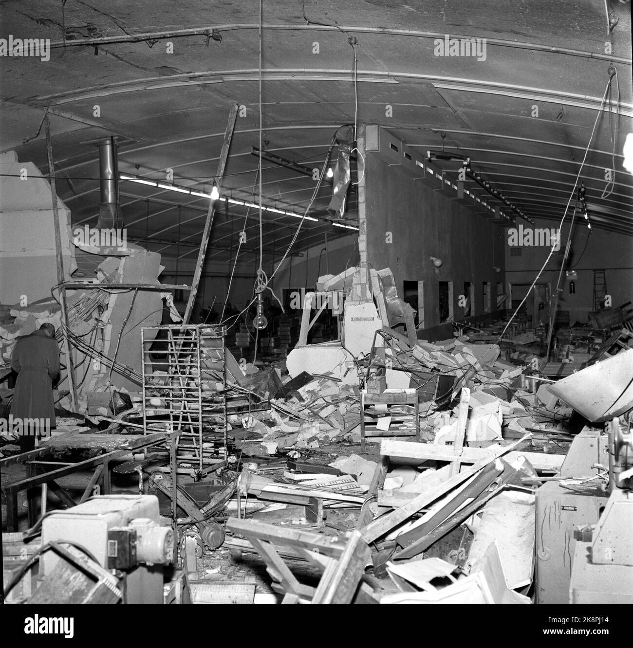 Raufoss 19561019 Explosión en las fábricas de municiones de Raufoss