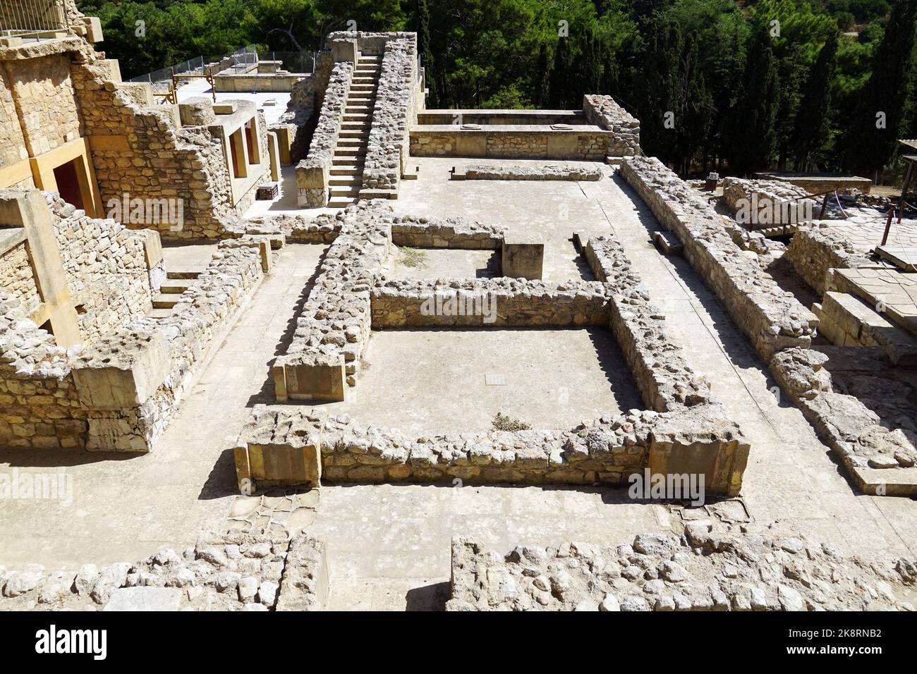 Knossos, sitio arqueológico de la Edad del Bronce, la ciudad más