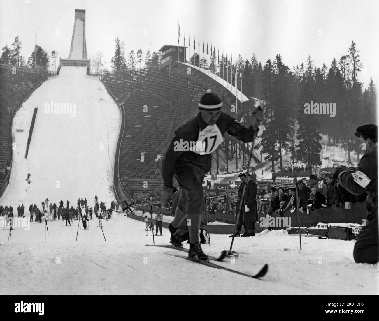 Olimpiadas de Oslo en 1952. Juegos Olímpicos de Invierno en Oslo, esquí