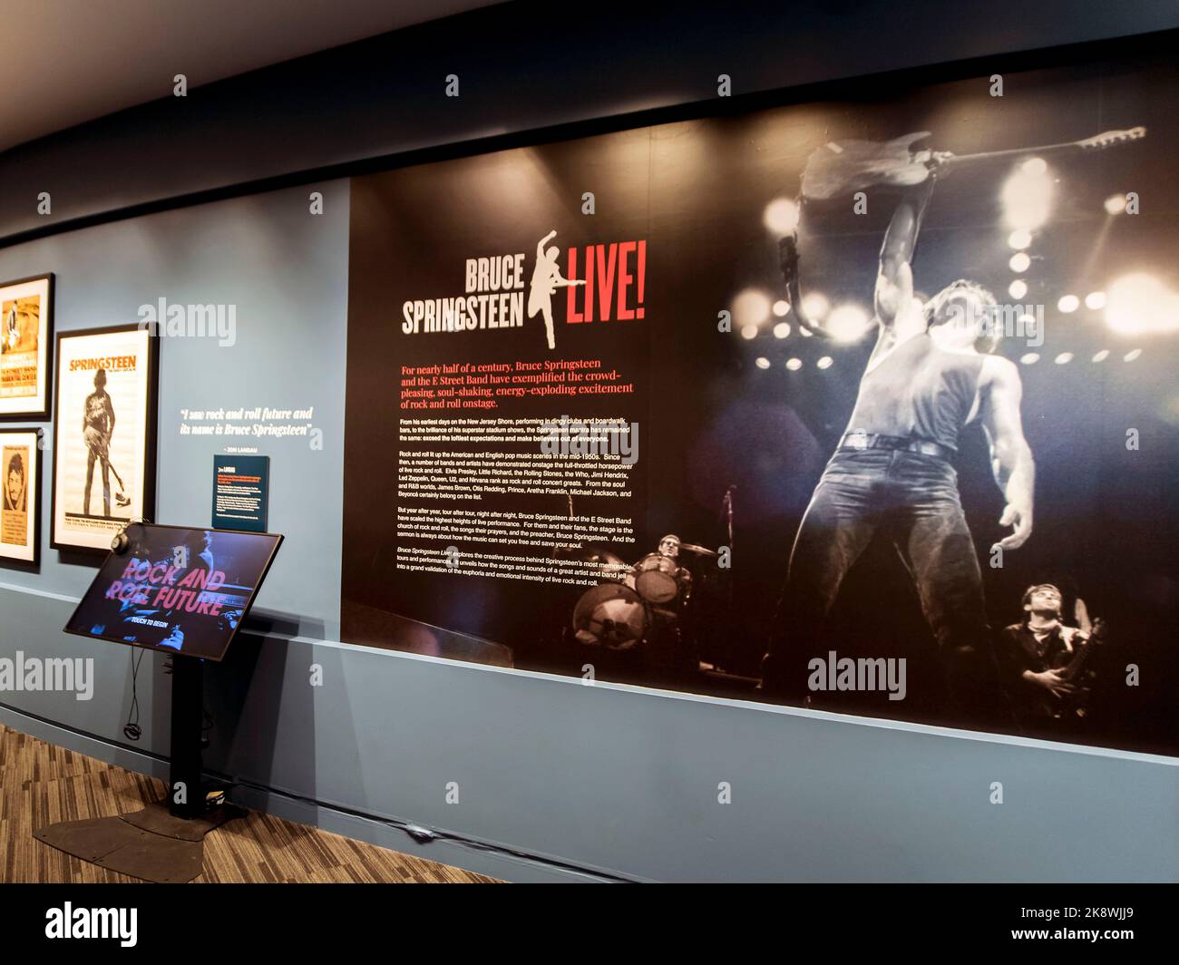 24 de octubre de 2022 - Los Angeles, California, EE.UU. - Bruce Springsteen  Live! Del Museo GRAMMY La exposición presenta 49 años de artefactos de la  carrera de ''The Boss,'', Bruce Springsteen: