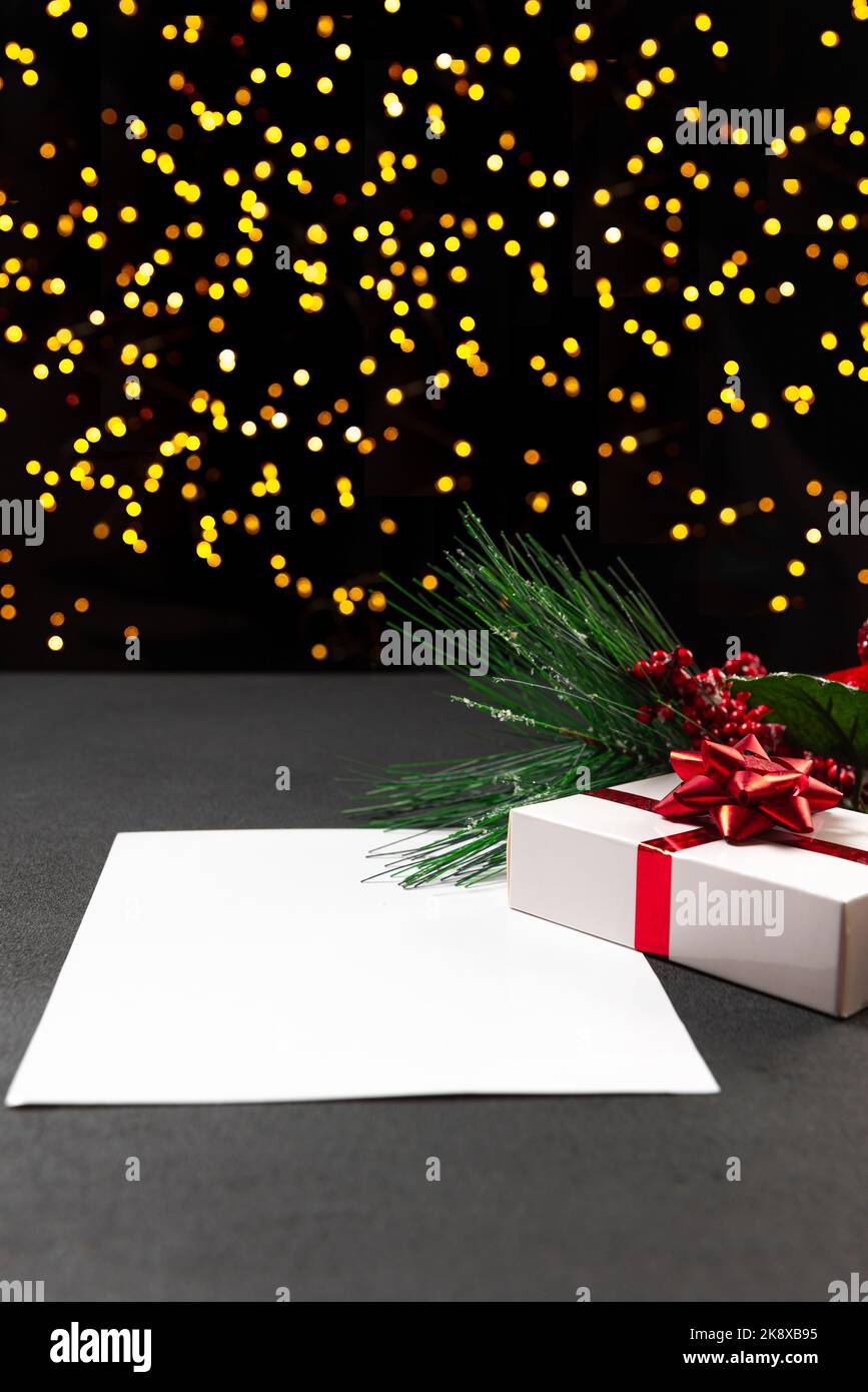 Babbo Natale, Uvlin Uvgun, joulupukki, San Nicolás, Santa Claus carta de Navidad y Año Nuevo Foto de stock