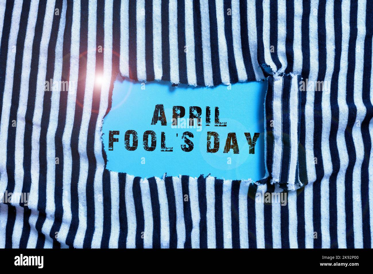 Texto que muestra inspiración April Fool S es el día. Escaparate de negocios Chistes prácticas humor bromas Celebración Funny tonto Foto de stock