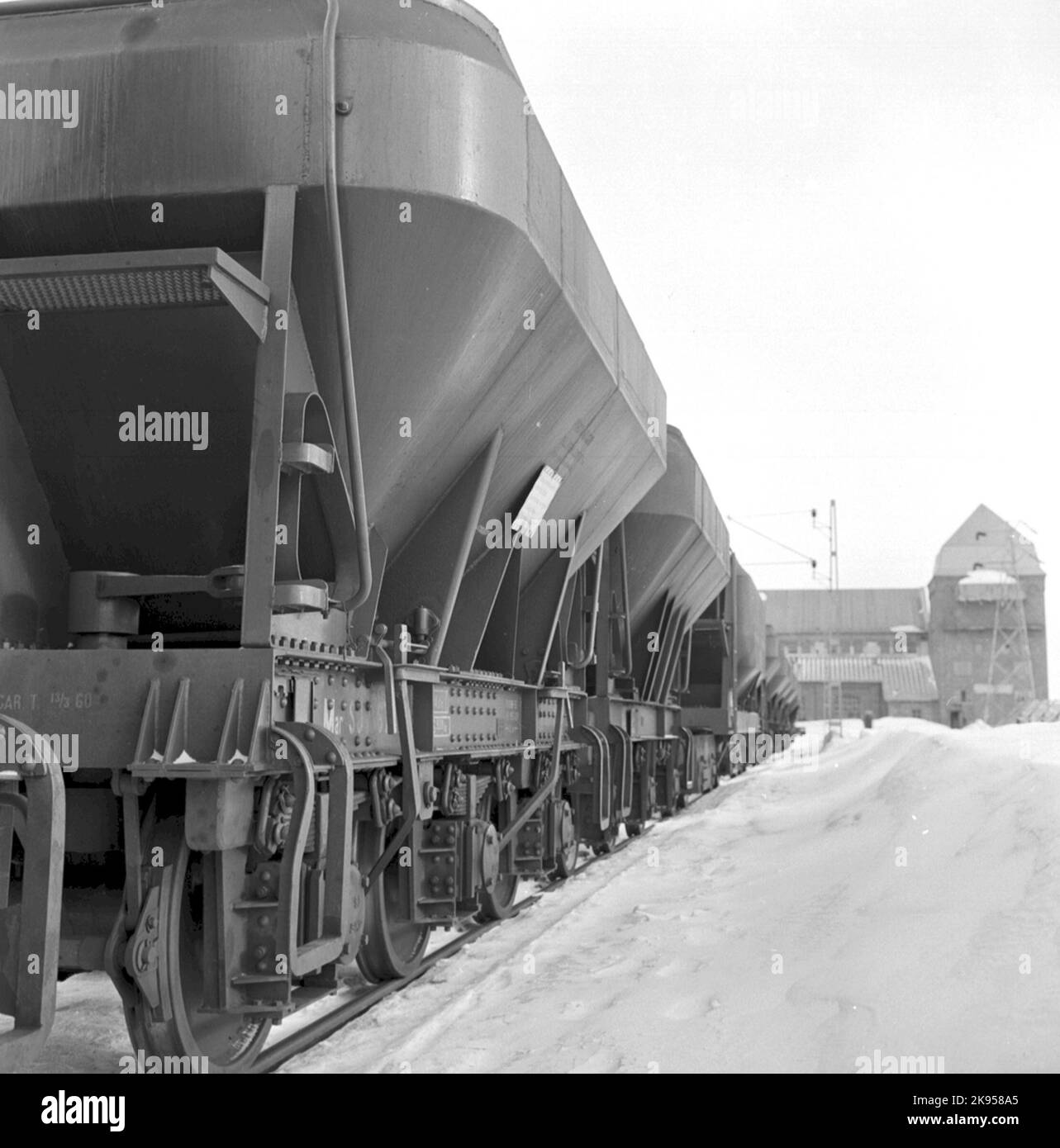 State Railways, SJ Mar Malmvagn Foto de stock