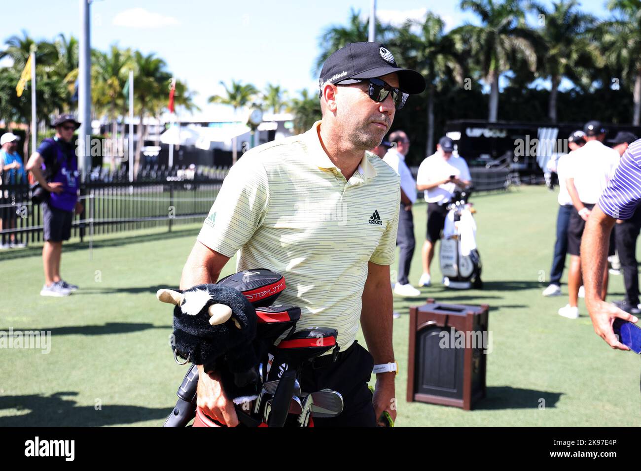 Incompetencia eficaz Punta de flecha DORAL, FLORIDA - OCTUBRE 26: Sergio García de Fireballs GC durante una  ronda de prácticas previa al LIV Golf Team Championship - Miami en el Trump  National Doral Miami el 26 de