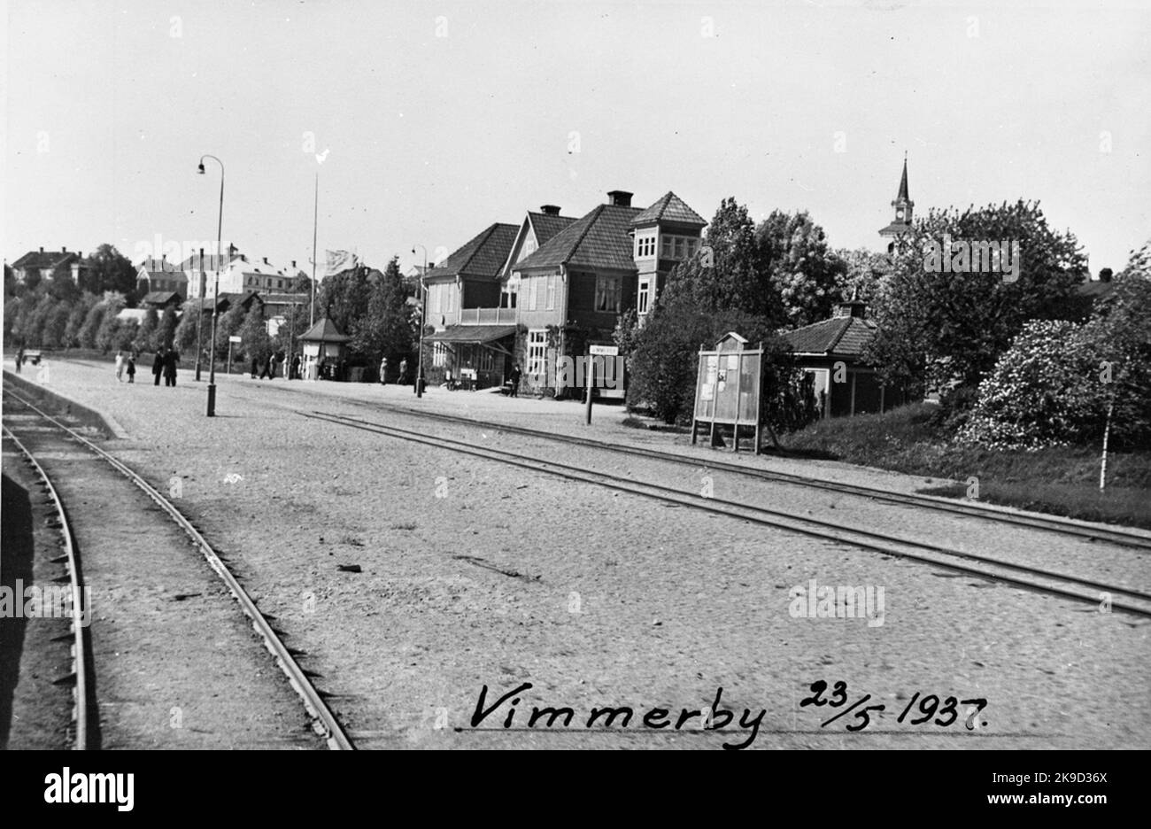 La estación fue abierta al tráfico en 1872. En 1902, se construyó una