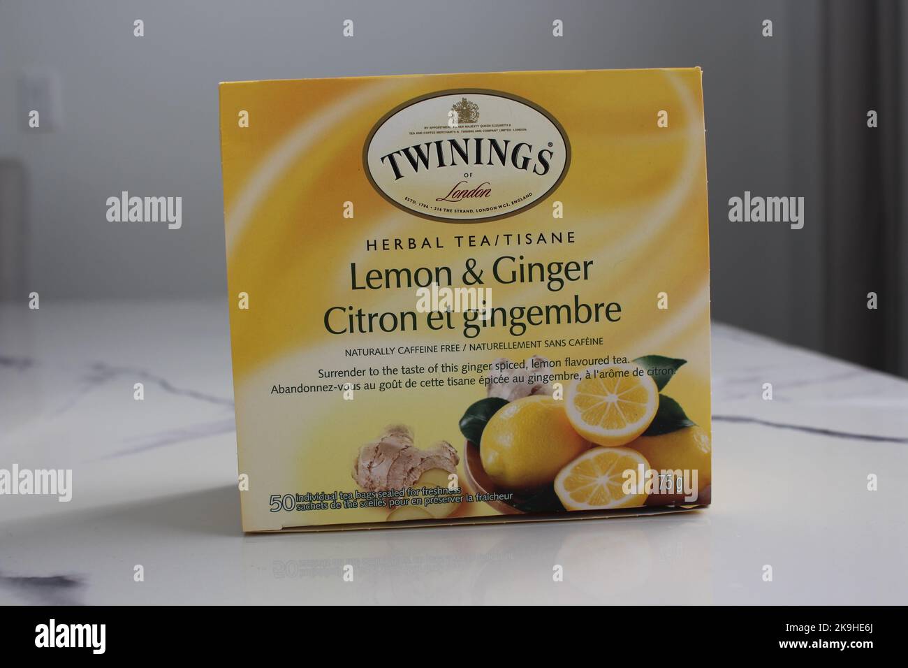Thé citron vert gingembre, Twinings x 20 sachets (320 g)