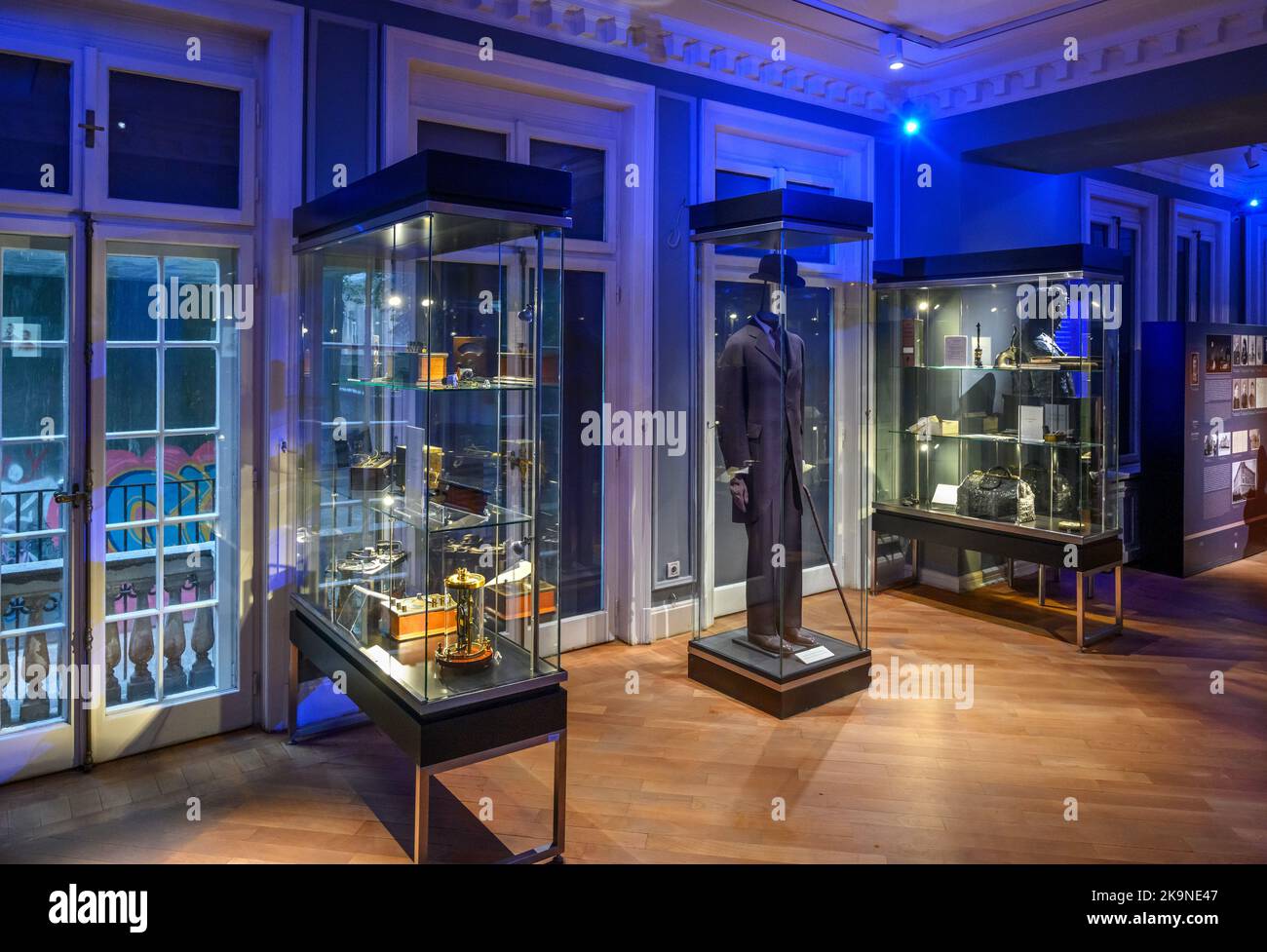 Interior del Museo Nicola Tesla, Belgrado, Serbia Foto de stock