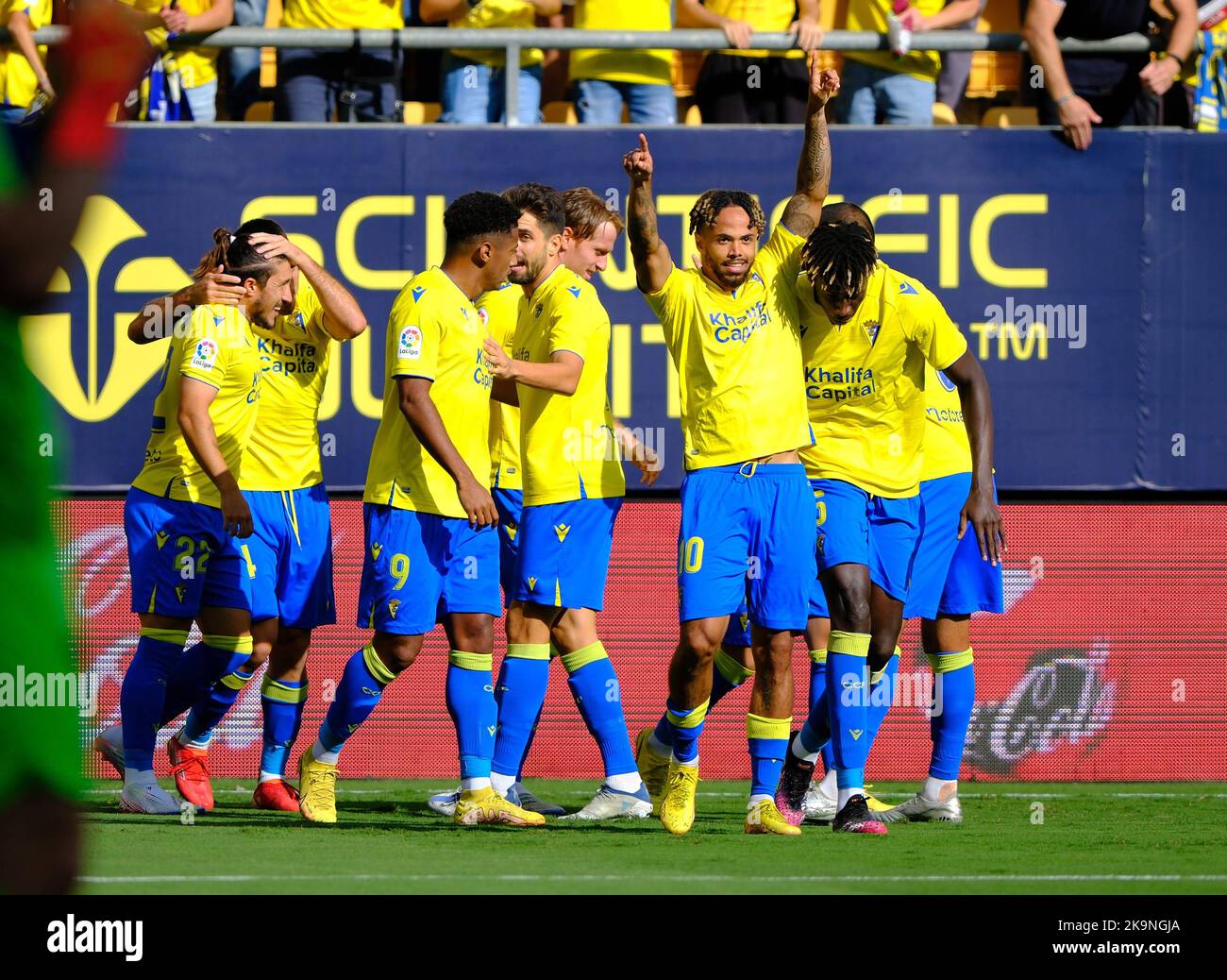 Cádiz, España. 29th de Oct de 2022. La LIGA Español Partido de fútbol de La  Liga Cádiz vs Atlético de Madrid en el Estadio Nuevo Mirandilla, Cádiz 29  Octubre, 2022 900/CORDON Press