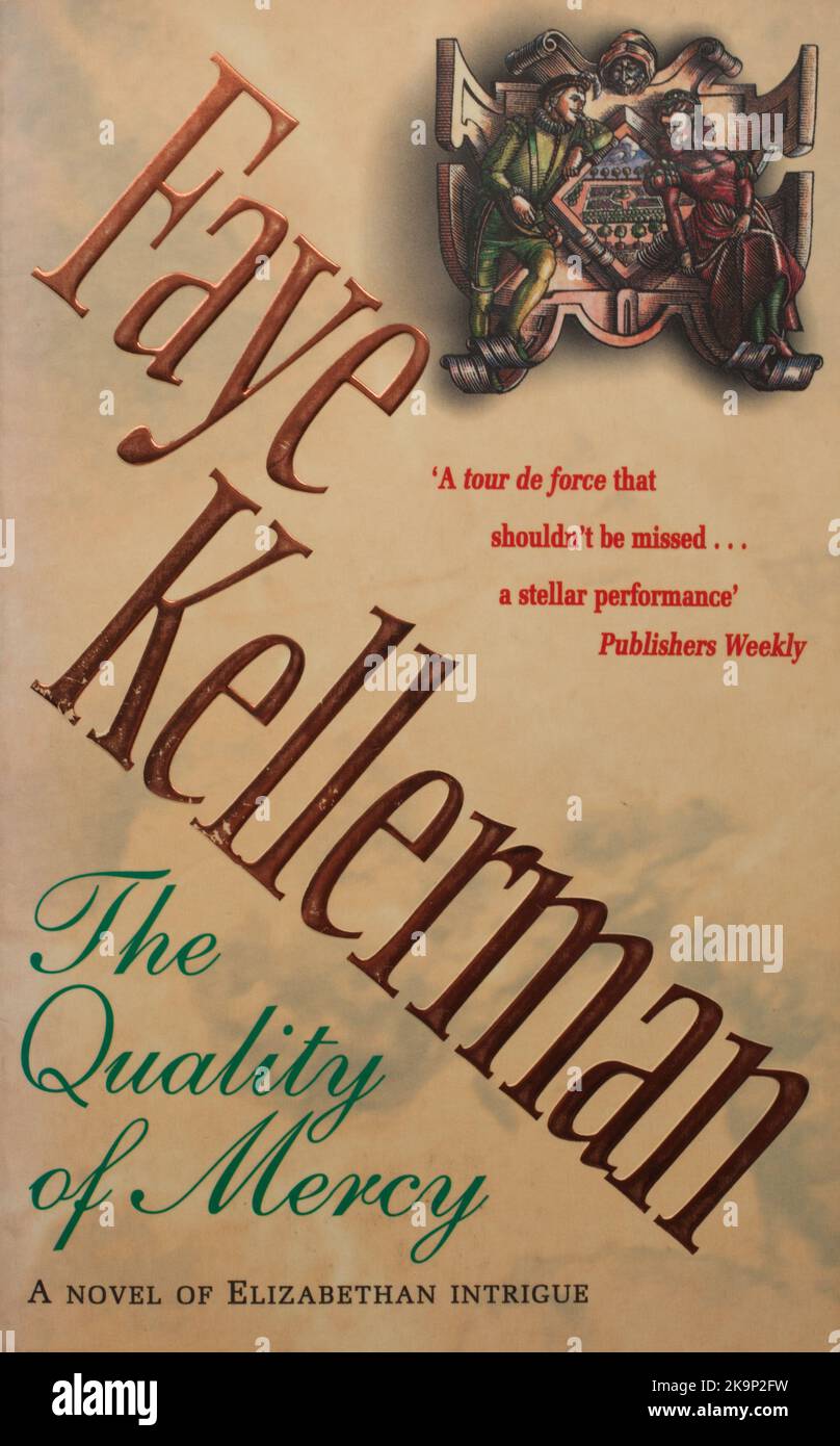 El libro La calidad de la misericordia de Faye Kellerman Foto de stock