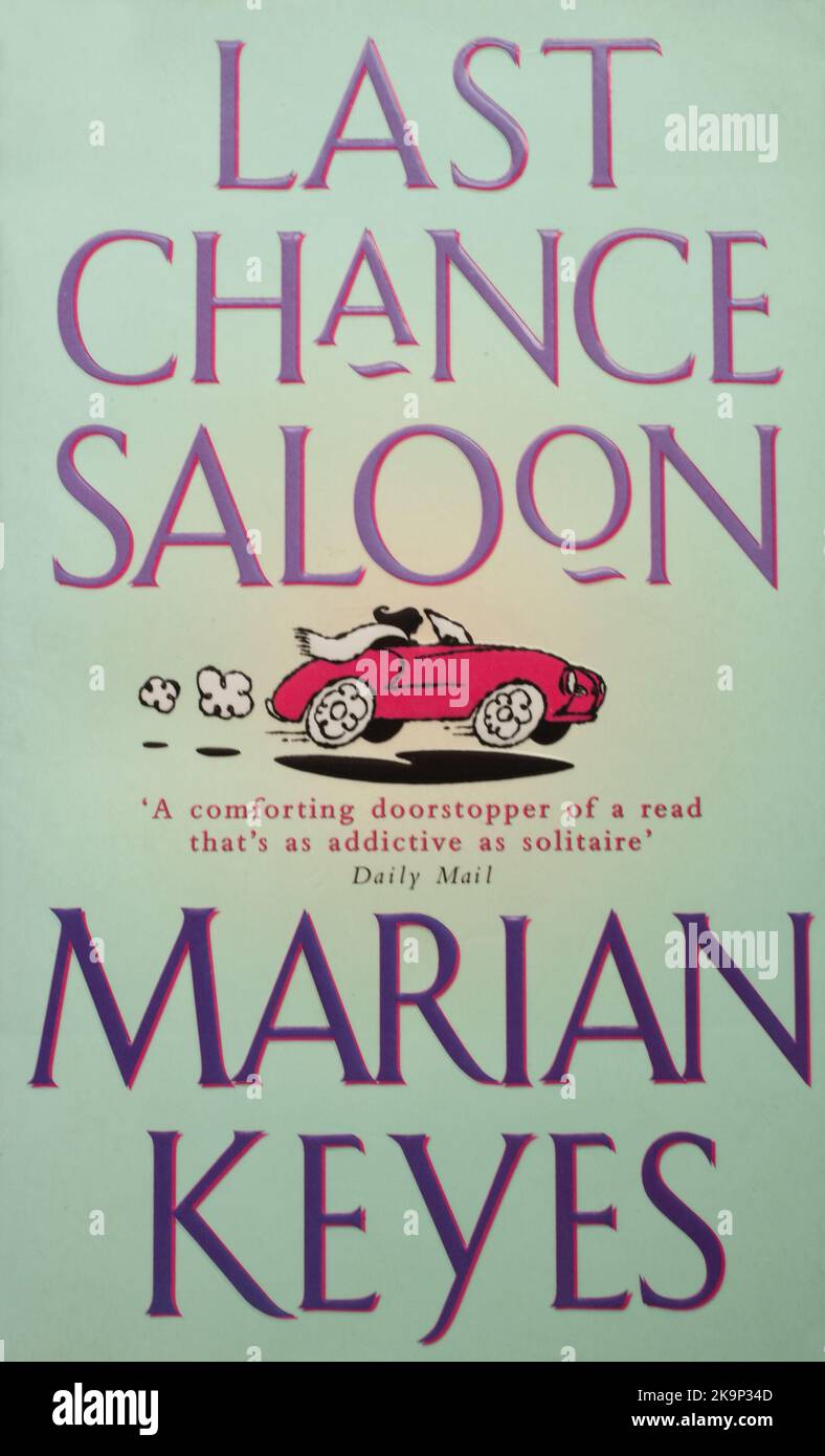 El libro Last Chance Saloon de Marian Keyes Foto de stock