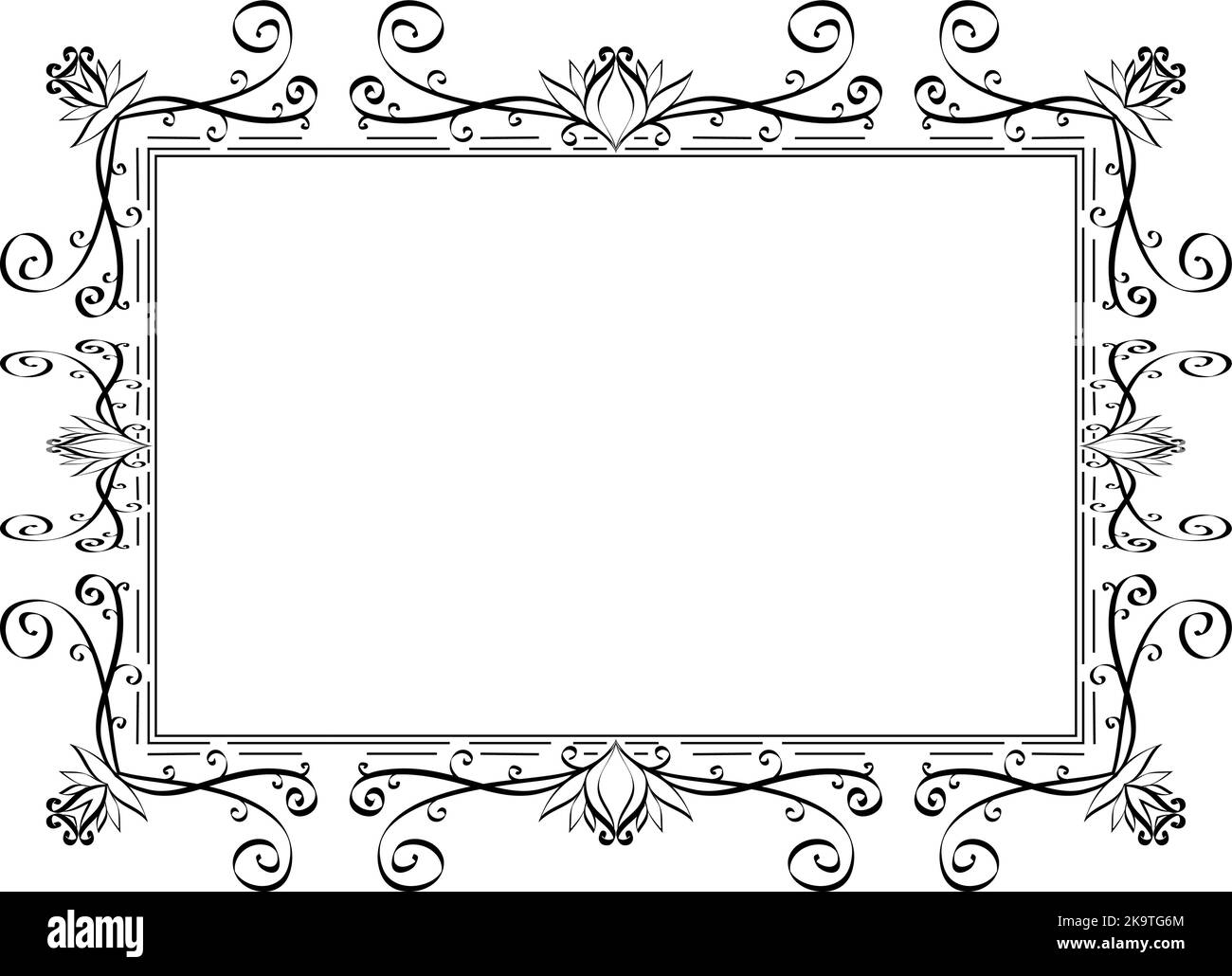 Marco elegante Imágenes de stock en blanco y negro - Página 2 - Alamy