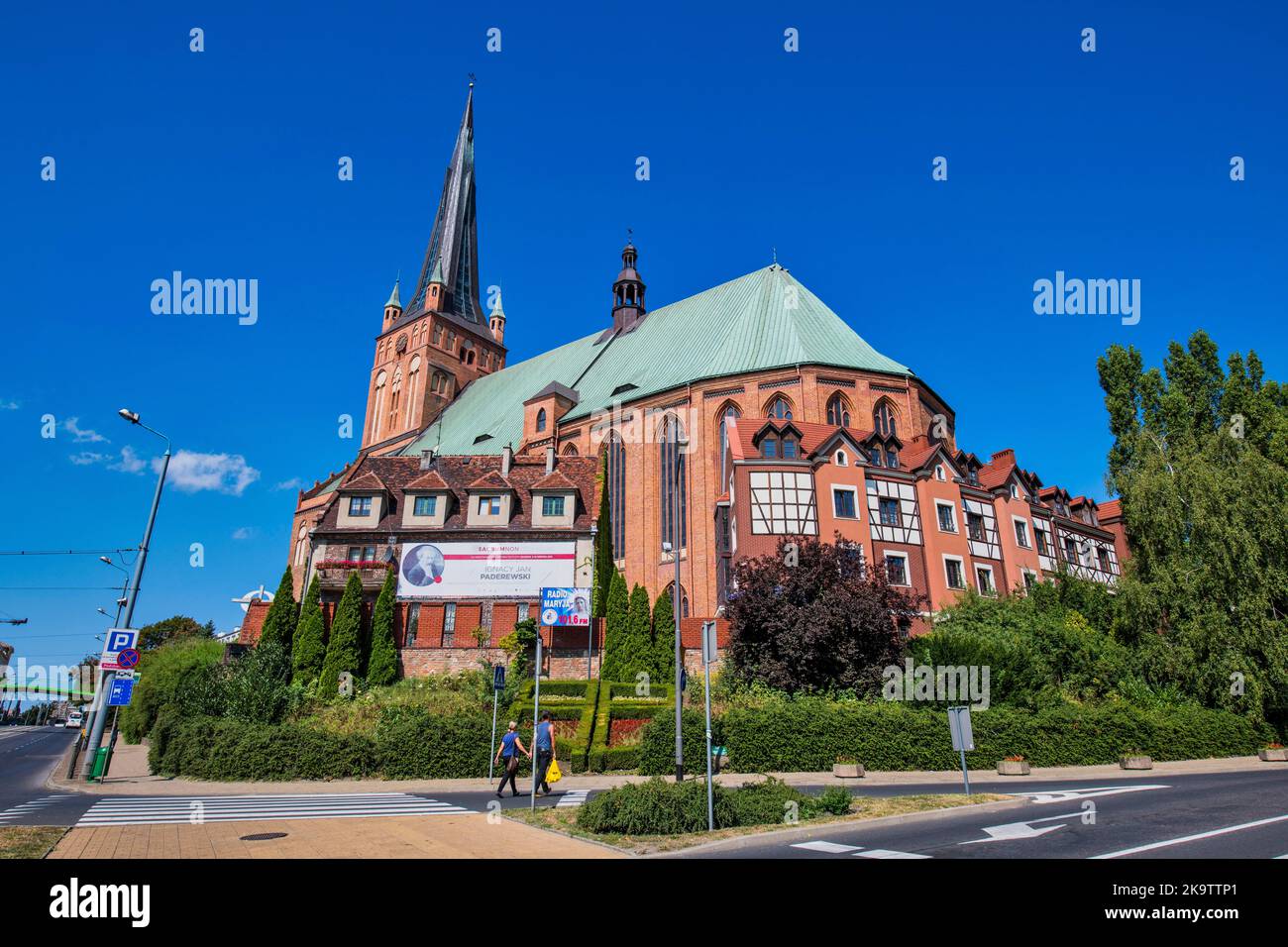 Iglesia de Sts. Peter y Paul, Szczecin, Polonia Foto de stock