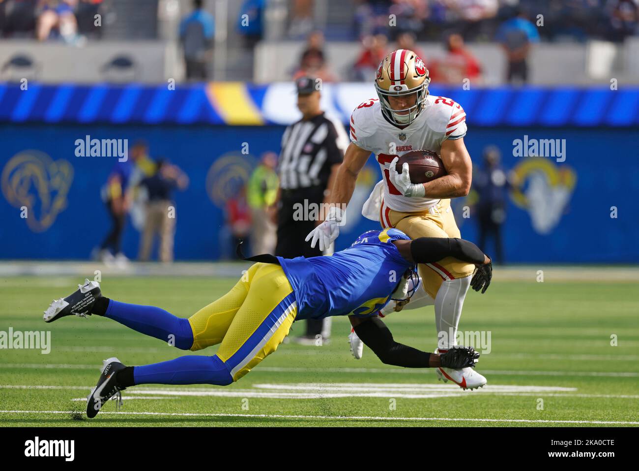 October 30, 2022 San Francisco 49ers Running Back Christian McCaffrey