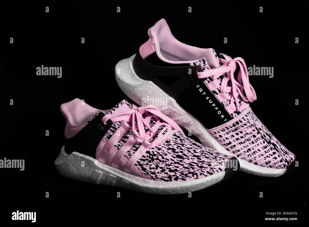 Adidas eqt rosas y cheap negras