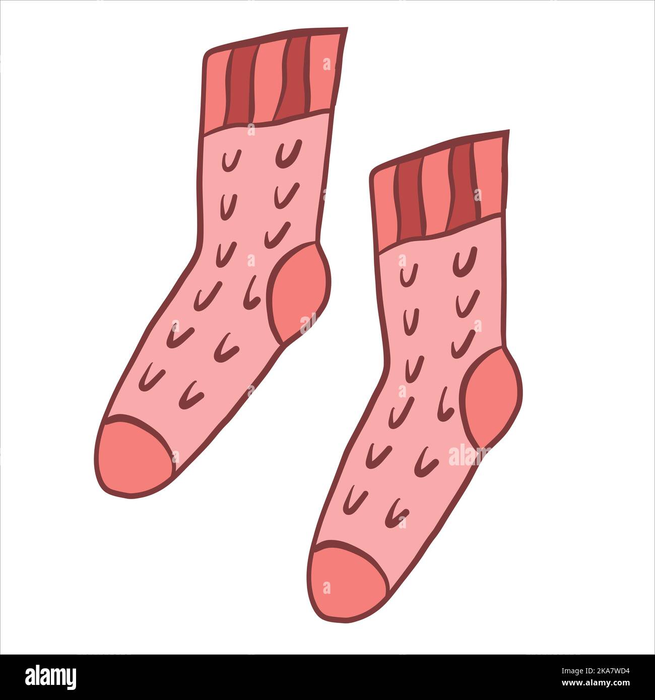 un conjunto de iconos de colores, viejos calcetines de punto