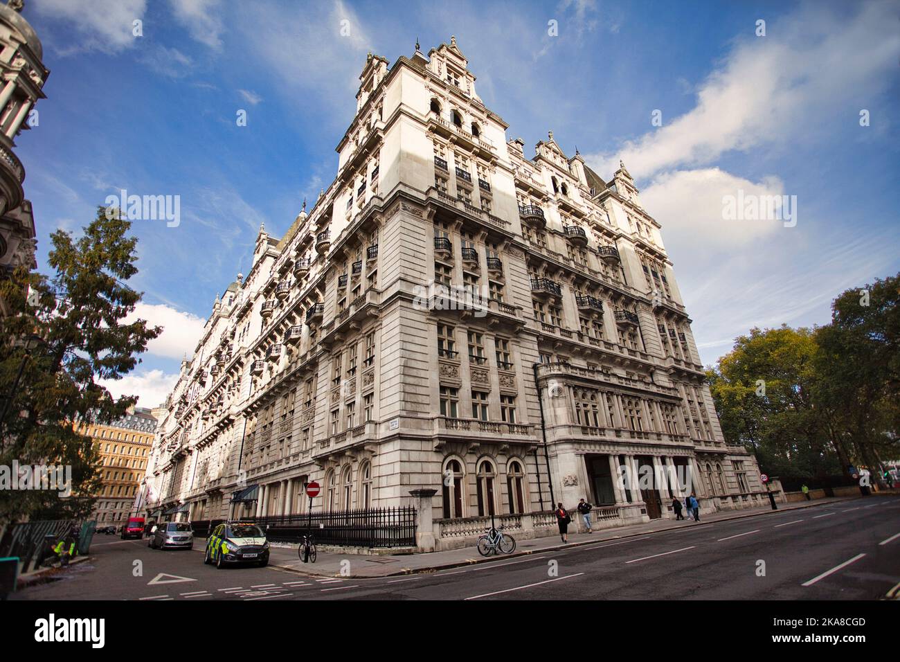 El edificio Whitehall Court. Londres, Inglaterra Foto de stock