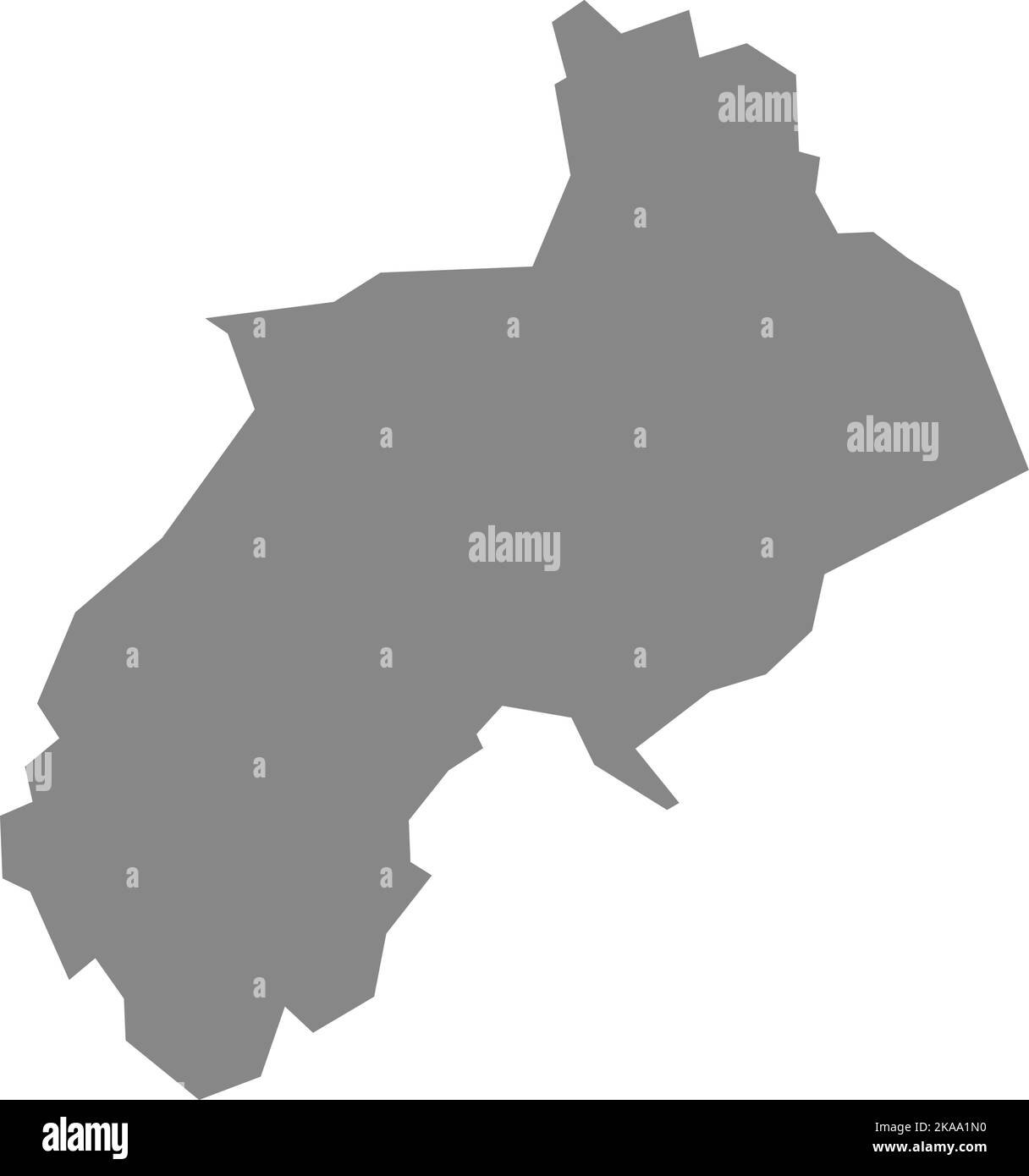 Mapa gris de WITTEN, ALEMANIA Ilustración del Vector