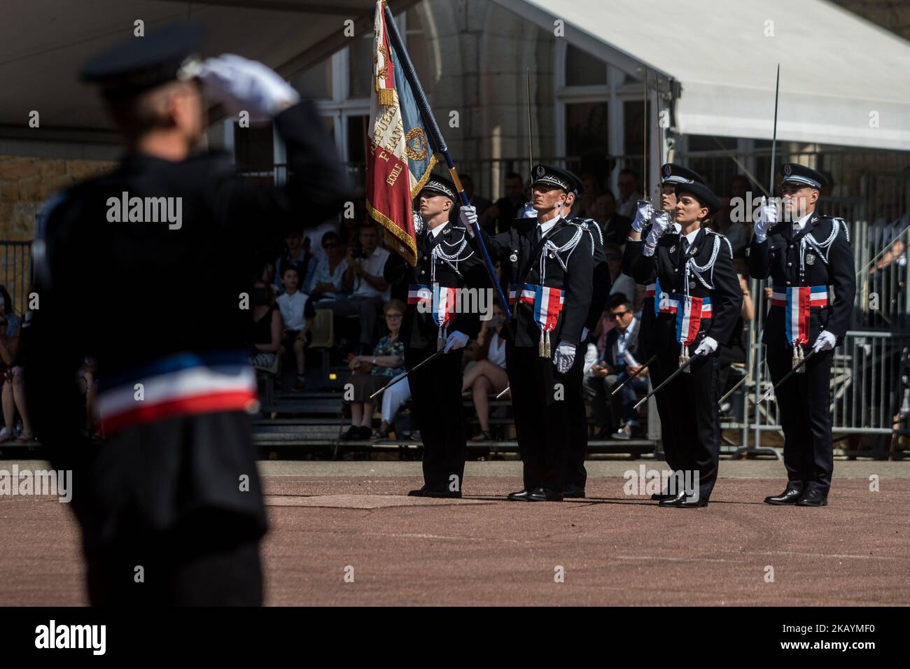 Ceremonia de liberación de la promoción 68th de comisarios de policía y