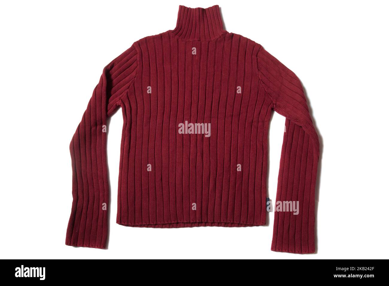 Suéter para hombre rojo Foto de stock