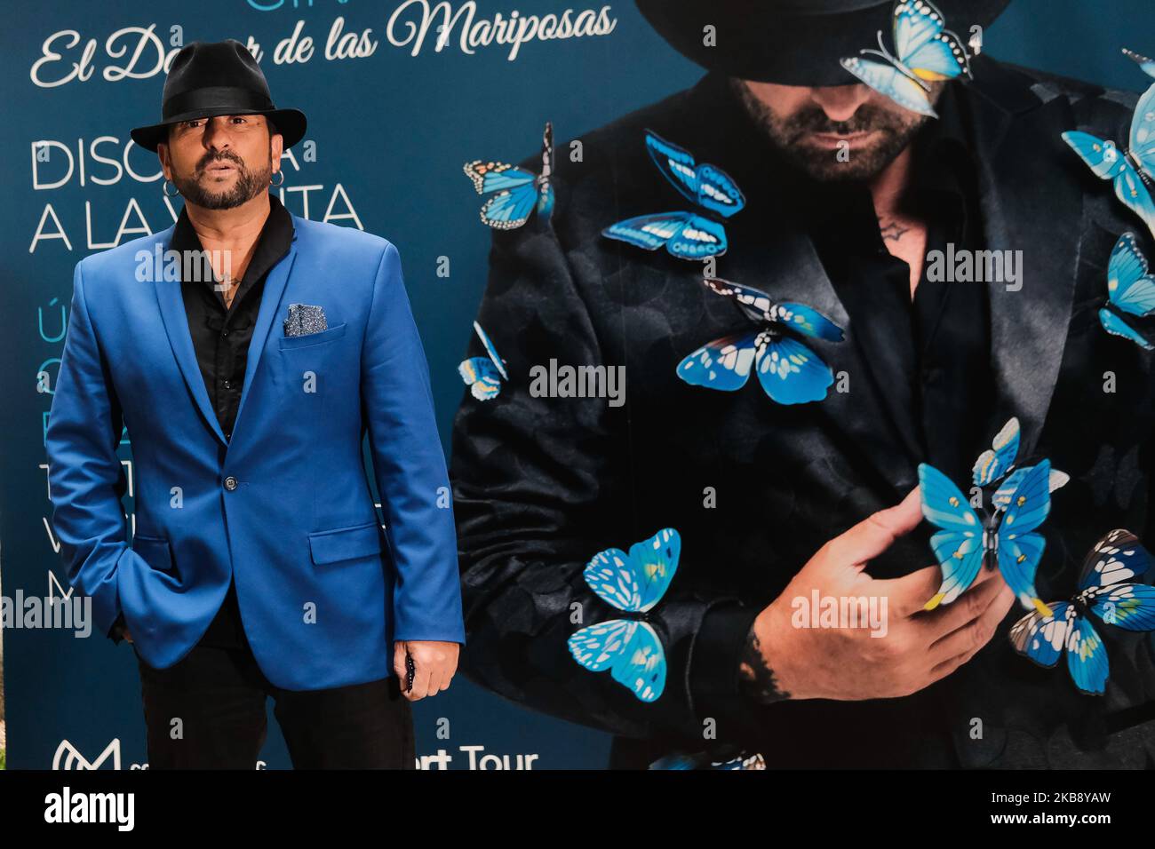 El cantor José Luis ''Selu'' El Barrio presenta su nuevo disco 'El danzar  de las Mariposas' el 22 de octubre de 2019 en Madrid, España Fotografía de  stock - Alamy