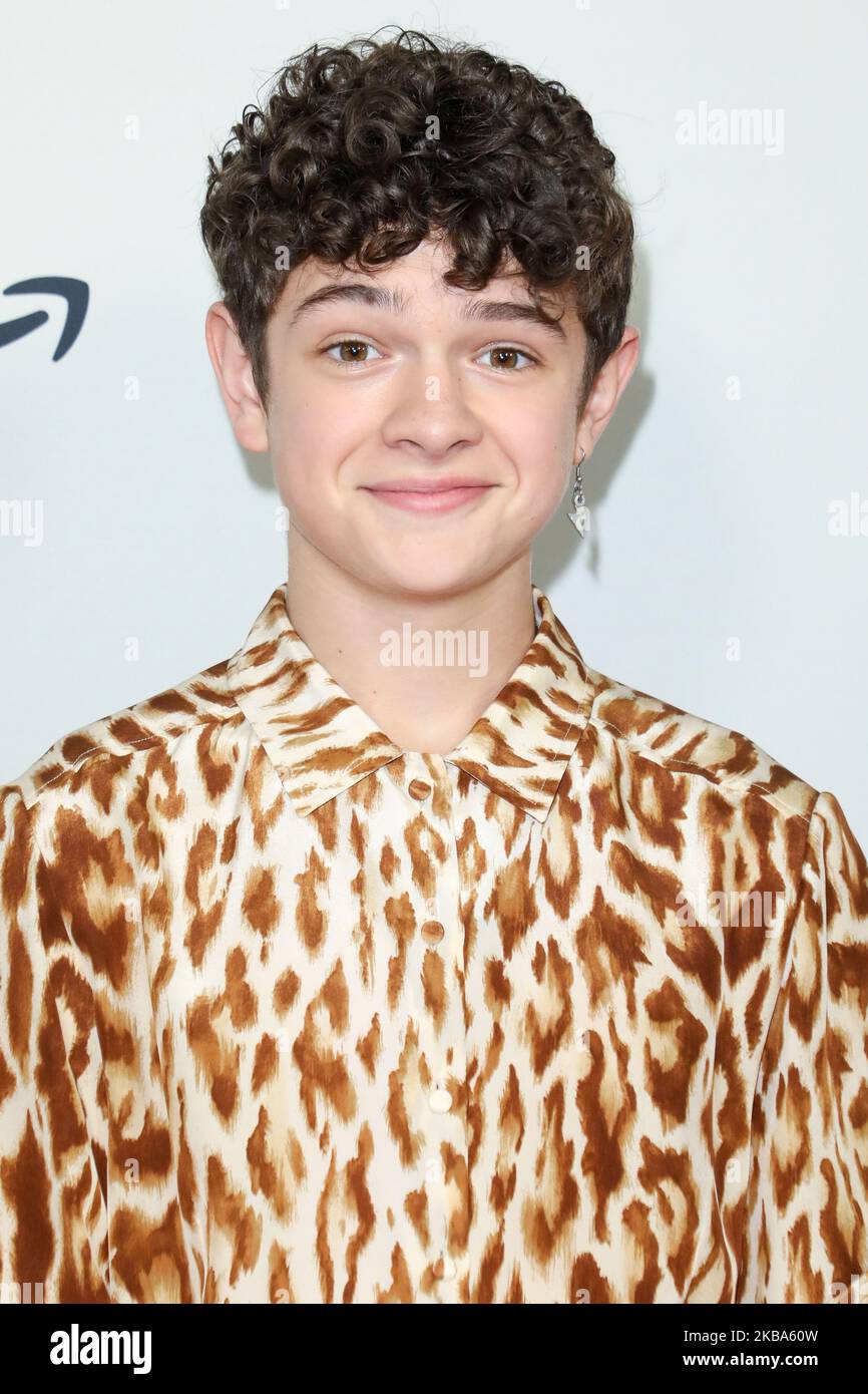 HOLLYWOOD, LOS ANGELES, CALIFORNIA, USA - NOVIEMBRE 05: El actor Noah Jupe llega al estreno en Los Angeles de 'Honey Boy' 'Honey Boy' 'Honey Boy' 'celebrado en Arclight Cinemas Hollywood Cinerama Dome el 5 de noviembre de 2019 en Hollywood, Los Angeles, California, Estados Unidos. (Foto de Image Press Agency/NurPhoto) Foto de stock