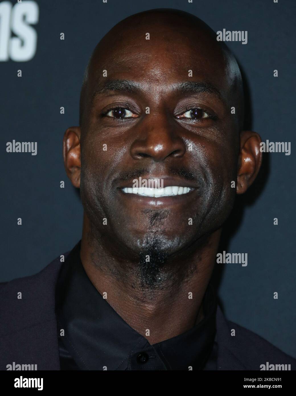 HOLLYWOOD, LOS ANGELES, CALIFORNIA, USA - DICIEMBRE 11: El jugador estadounidense de baloncesto Kevin Garnett llega al estreno en Los Ángeles de 'Uncut Gems', celebrado en el Arclight Cinerama Dome el 11 de diciembre de 2019 en Hollywood, Los Angeles, California, Estados Unidos. (Foto de Xavier Collin/Image Press Agency/NurPhoto) Foto de stock