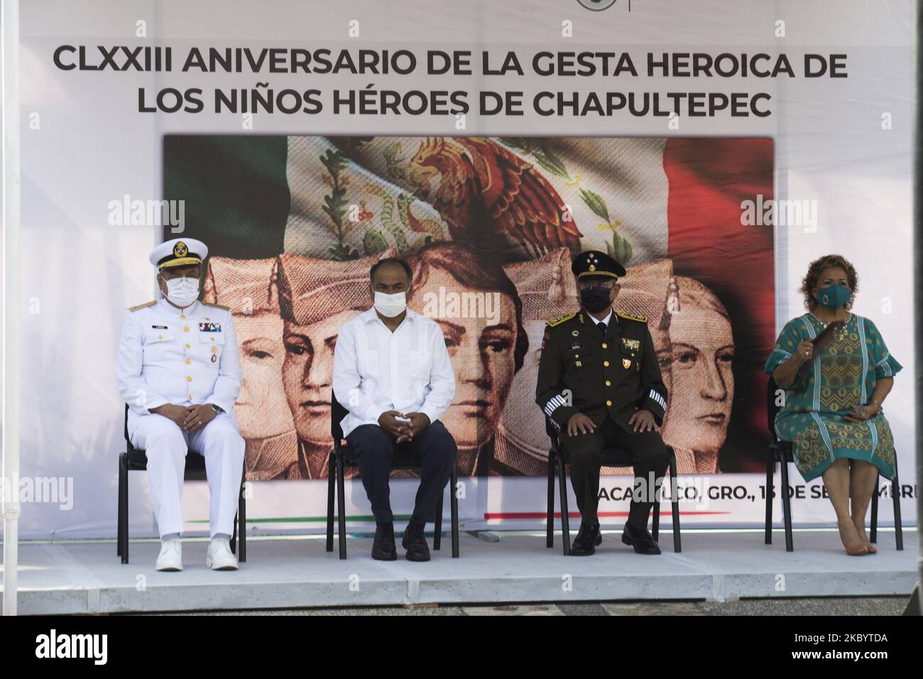 El gobernador de Guerrero Héctor Astudillo Flores, Alcalde de Acapulco Adela Roman Ocampo, miembros del 27 batallón del ejército mexicano y otras autoridades, conmemoró el 173 aniversario de la histórica batalla de El gobernador de Guerrero Héctor Astudillo Flores, Alcalde de Acapulco Adela Roman Ocampo, miembros del 27 batallón del ejército mexicano y otras autoridades, conmemoró el 173 aniversario de la histórica batalla de