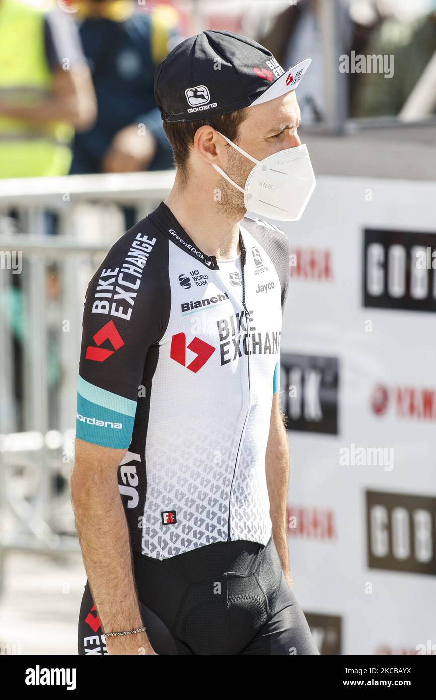 111 Simon Yates de Francia de Team Bike Exchange retrato, durante la