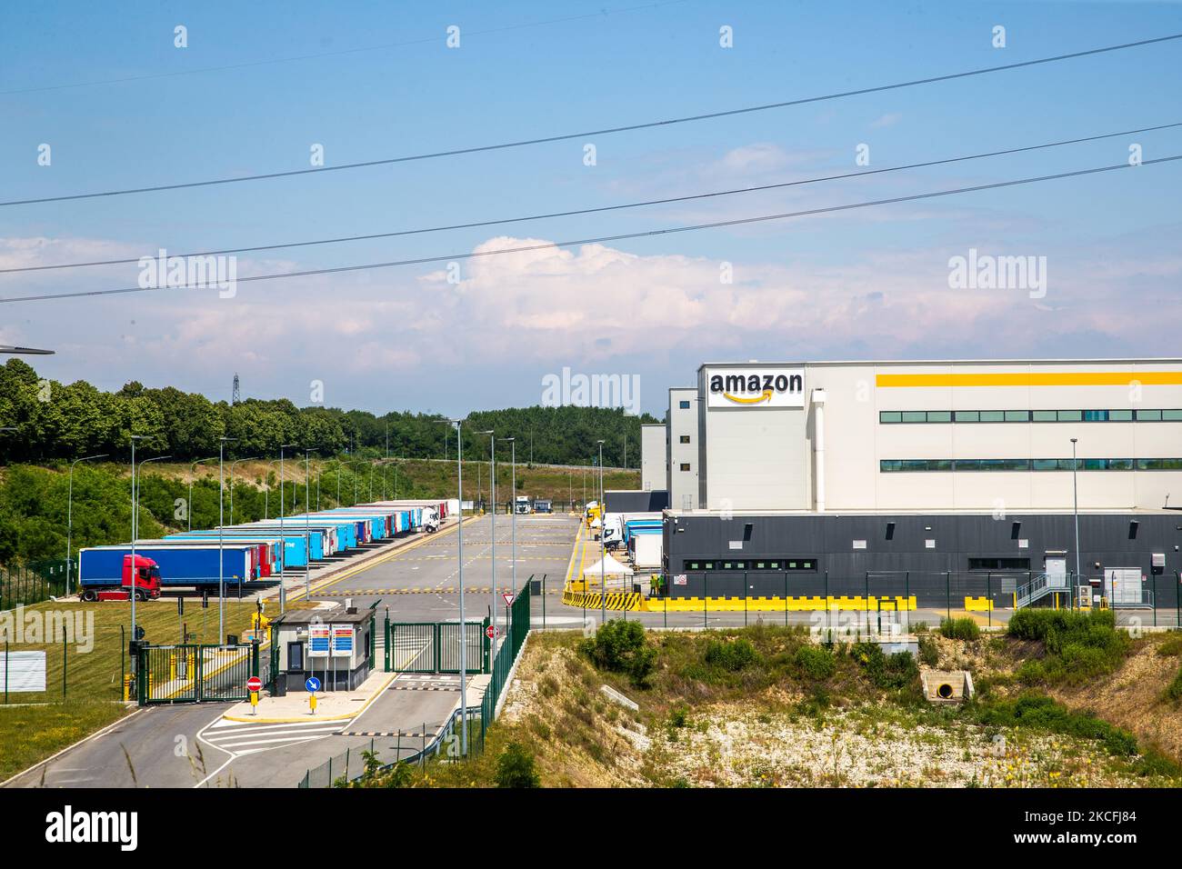 Vista general del Centro Logístico Amazónico de Torrazza Piemonte donde