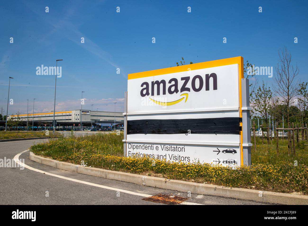 Vista general del Centro Logístico Amazónico de Torrazza Piemonte donde