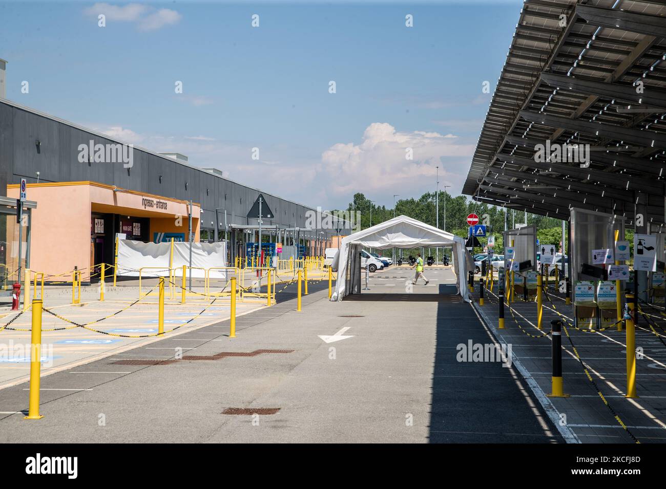 Vista general del Centro Logístico Amazónico de Torrazza Piemonte donde