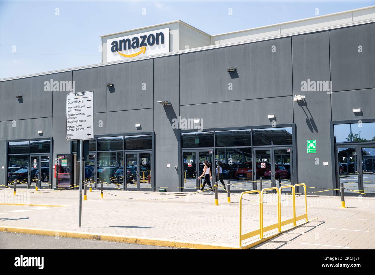 Vista general del Centro Logístico Amazónico de Torrazza Piemonte donde