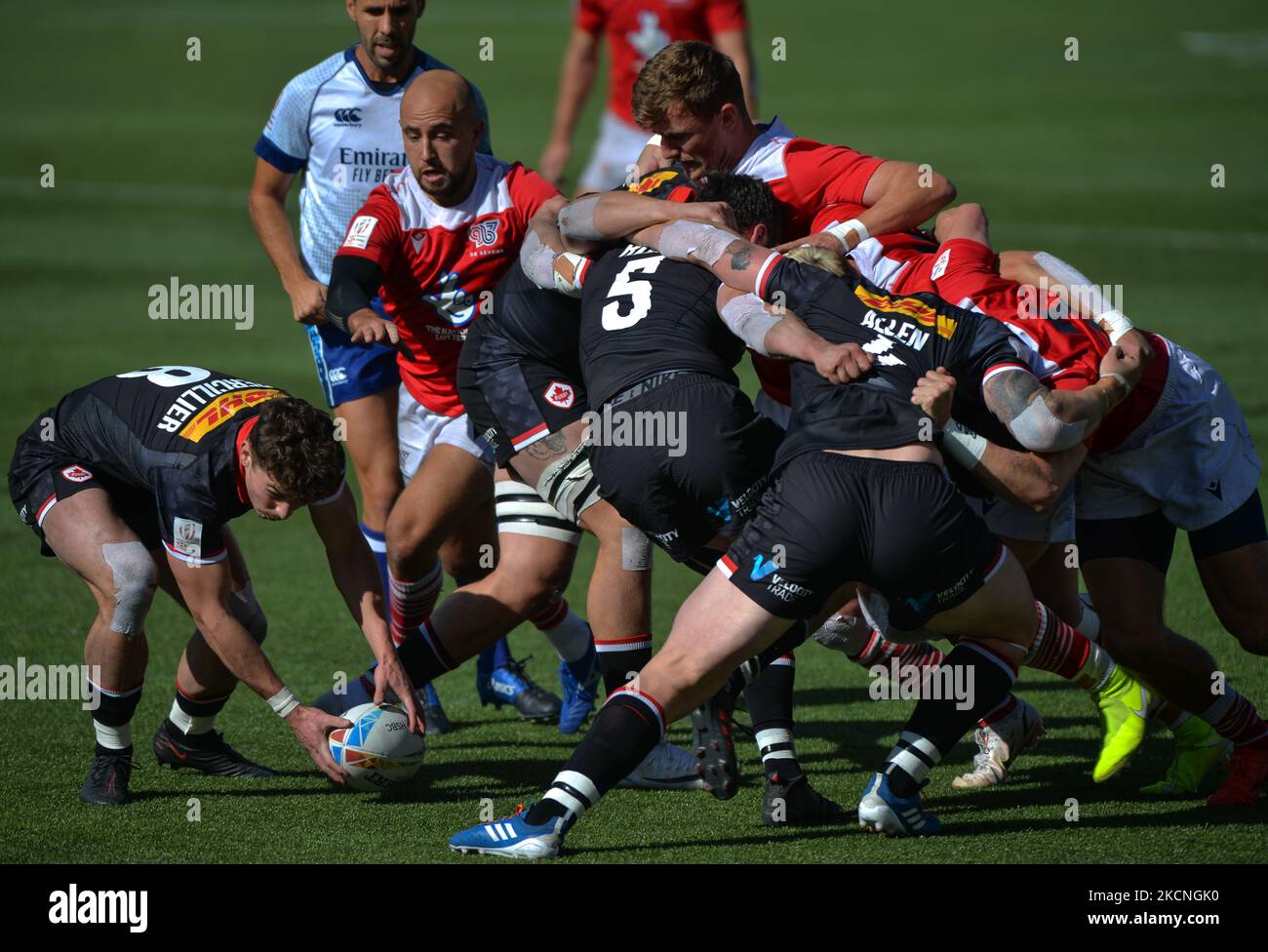 Hsbc world rugby seven series partido de semifinales fotografías e
