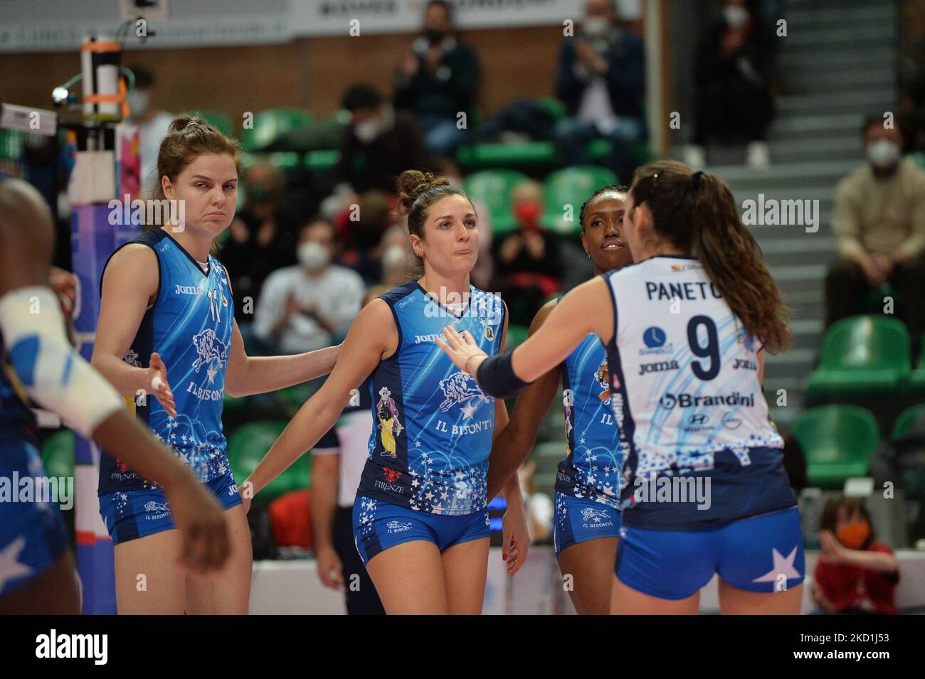 Volley San Casciano celebra durante el Partido de Mujeres Serie A1 de