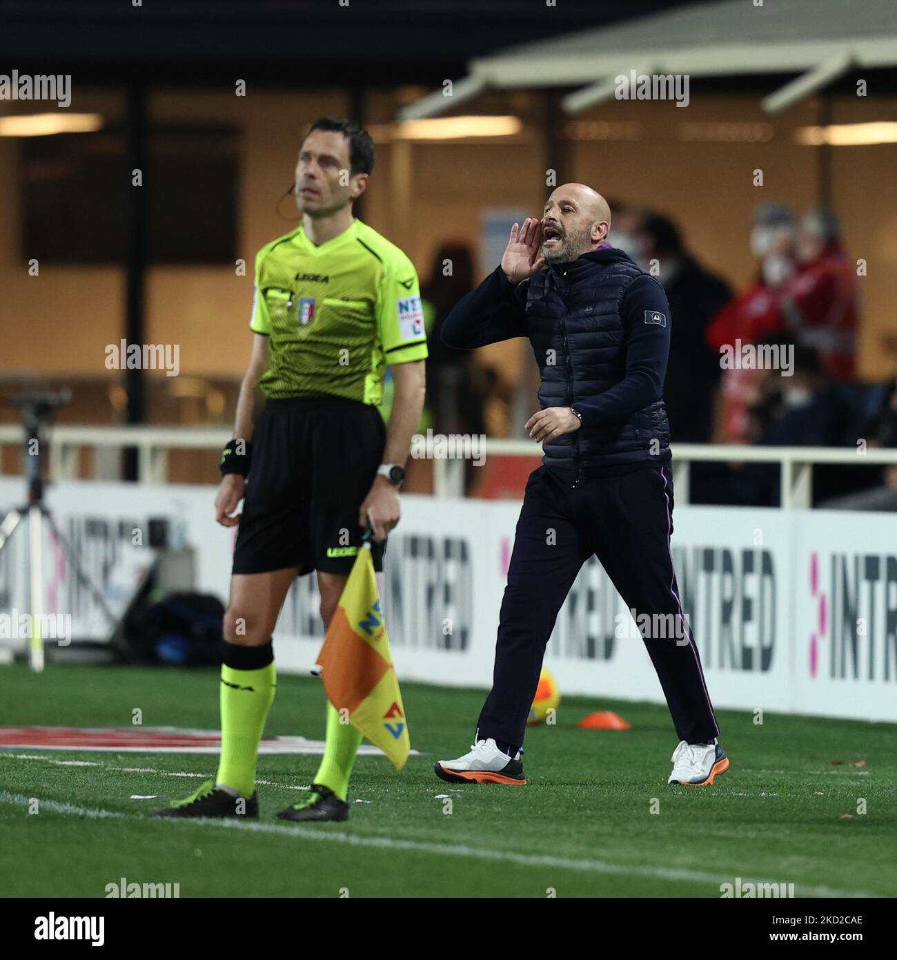 Katja Schroffenegger (ACF Fiorentina Femminile) during AC Milan vs ACF  Fiorentina femminile, Italian footba - Photo .LiveMedia/Francesco  Scaccianoce Stock Photo - Alamy