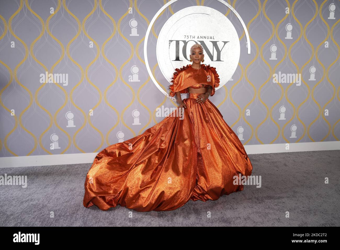 Kara Young asiste a los 75th Premios anuales Tony en el 3 West Club el 12 de junio de 2022 en la ciudad de Nueva York. (Foto de John Nación/NurPhoto) Foto de stock