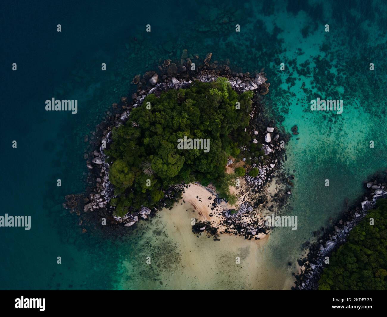 Pulau Tumuk, Isla Tioman Pahang Foto de stock
