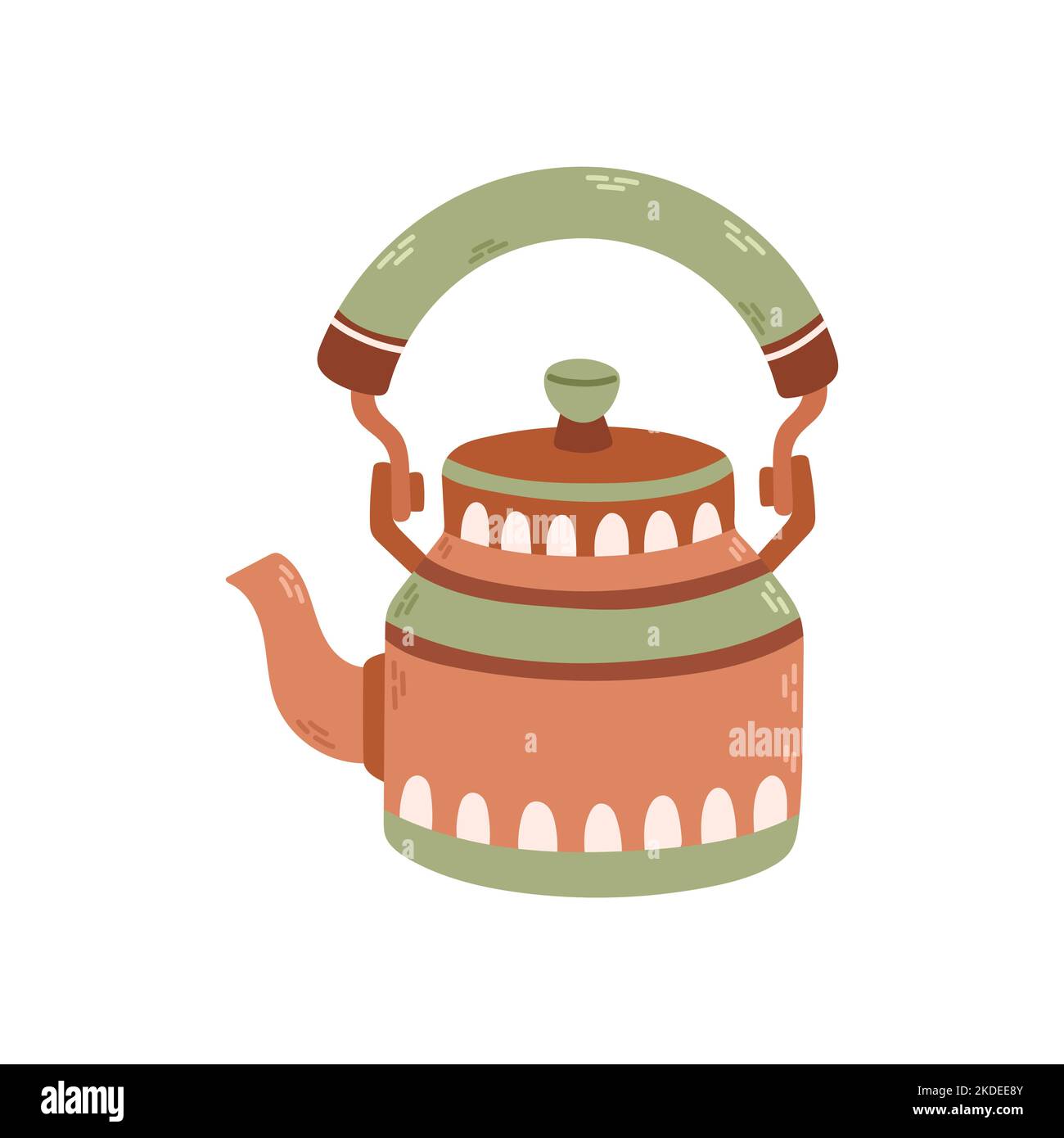 juego de teteras para té. diseño de stock aislado en un fondo blanco para  sitios web y aplicaciones. ilustración vectorial 14213529 Vector en Vecteezy