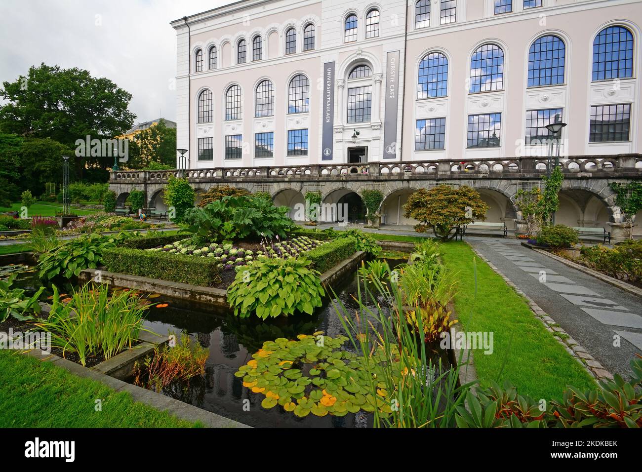 Universidad de Bergen, Noruega Foto de stock