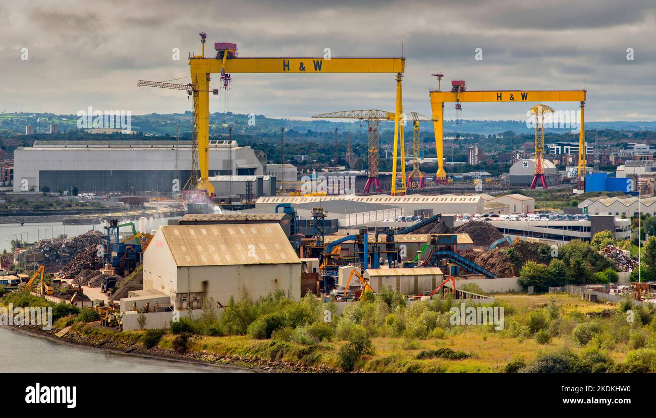 Samson and goliath cranes fotografías e imágenes de alta resolución Alamy