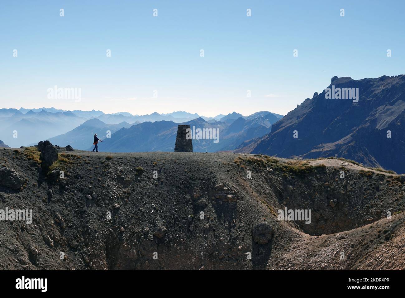 Ecrins National Park, los Alpes, Briancon, Francia, Eu Foto de stock