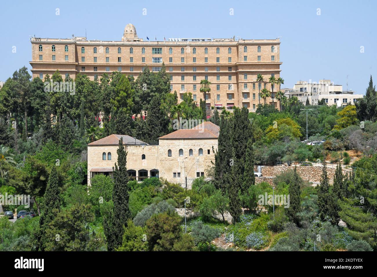 Hotel King David de Jerusalén, Israel Foto de stock
