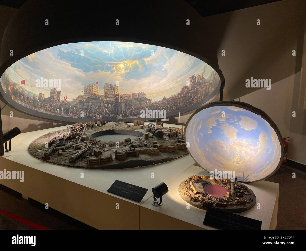 El modelo panorámico de la conquista de Constantinopla en el Museo de