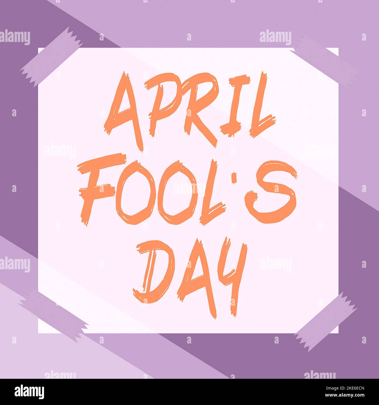 Muestra de inspiración Abril Fool S es el Día. Palabra para bromas prácticas humor bromas Celebración Funny tonto Foto de stock
