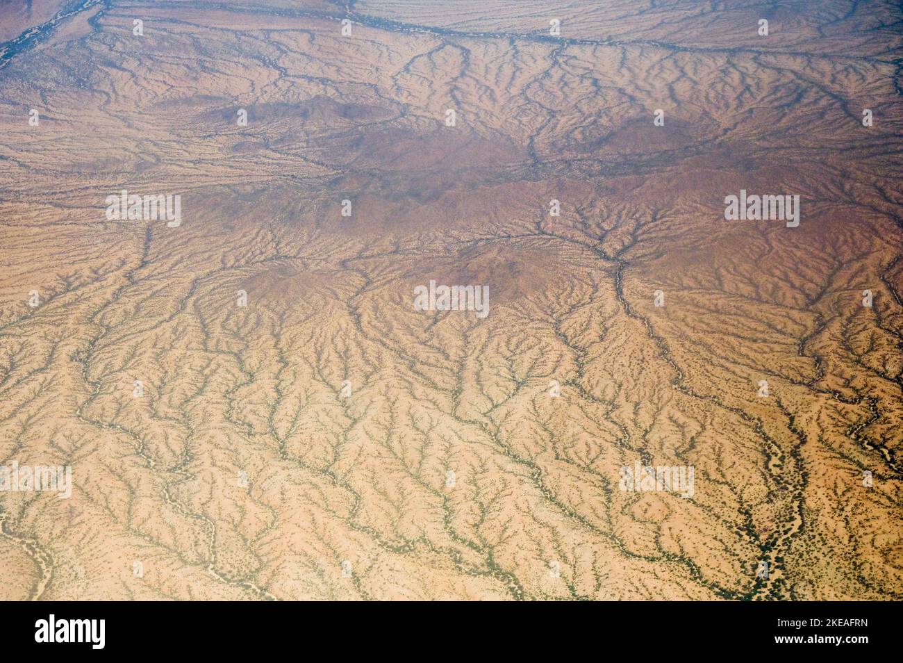 KENIA, Turkana, vista aérea, sequía / KENIA, Turkana, Luftaufnahme, Dürre Foto de stock