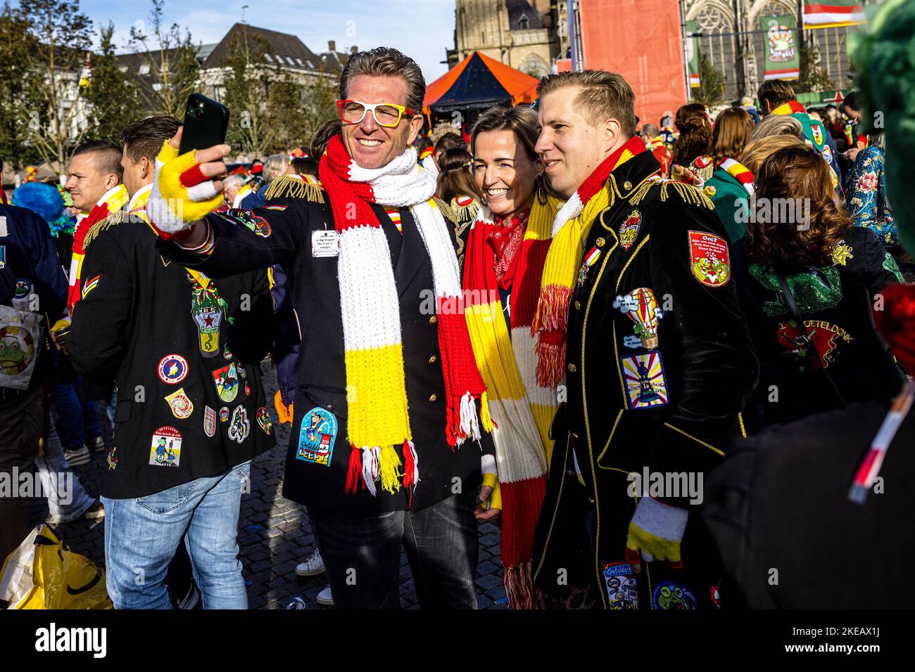Den Bosch, Países Bajos 20221111 112333 DEN BOSCH juerguistas comienzan la temporada de